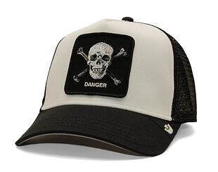 Kšiltovka Goorin - Danger Skull And Crossbones - Dust / Black