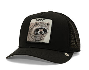 Dětská kšiltovka Goorin - Bandit (all Black) - Raccoon - Black