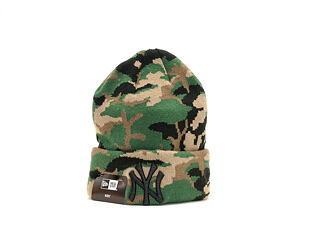 Dětský Kulich New Era Essential Camo Knit New York Yankees Child Woodland Camo/Black