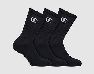 Ponožky Champion 3P CREW SOCKS LEGACY Black