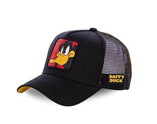 Kšiltovka Capslab Trucker - Looney Tunes - Daffy Ducke - Black / Red