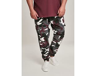 Kalhoty Urban Classic TB3137 Camo Cargo Jogging Pants 2.0 Wine Camo