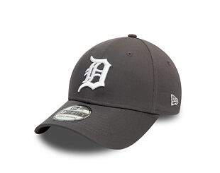 Kšiltovka New Era 39THIRTY MLB League Essential Detroit Tigers Stretch Fit Grey / Optic White