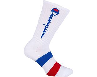 Podkolenky Champion Rochester Crew Socks CH0009LK-9FH White/Blue/Red
