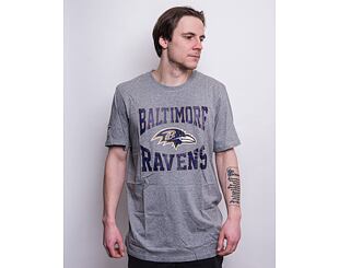 Triko New Era NFL Team Logo Tee Baltimore Ravens Light Grey Heather