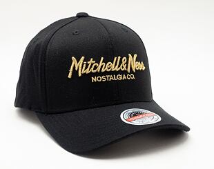 Kšiltovka Mitchell & Ness Pinscript Redline Snapback Branded Black / Gold