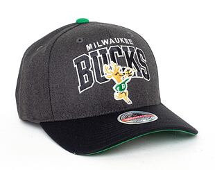 Kšiltovka Mitchell & Ness Milwaukee Bucks G2 Arch 110 Snapback Grey / Black