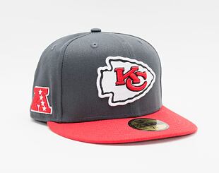 Kšiltovka New Era 59FIFTY NFL Official Team Colors Kansas City Chiefs Grey