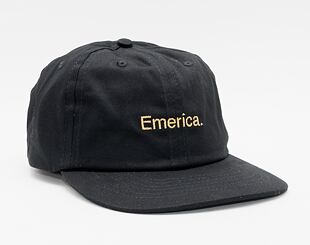 Kšiltovka EMERICA Pure Gold Dad Hat Black