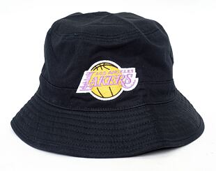 Klobouk Mitchell & Ness Los Angeles Lakers Team Logo Bucket Hat Black