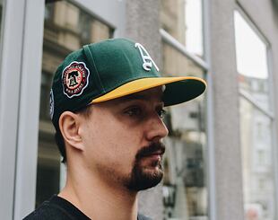 Kšiltovka New Era 59FIFTY Cooperstown Multi WS Patch Oakland Athletics Fitted Dark Green