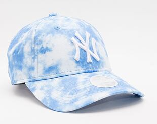 Dámská kšiltovka New Era 9FORTY Womens MLB Tie Dye New York Yankees Strapback Sky Blue