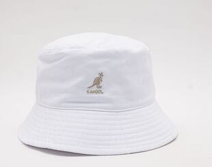 Klobouk Kangol Washed Bucket White