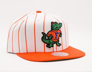 Kšiltovka Mitchell & Ness NCAA Retro Pinstripe Snapback University Of Florida White