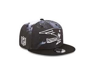 Kšiltovka New Era 9FIFTY NFL22 Sideline "Ink Dye" New England Patriots Black / White