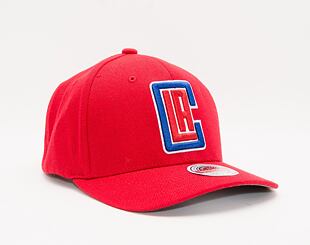 Kšiltovka Mitchell & Ness Team Ground 2.0 Stretch Snapback Los Angeles Clippers Red