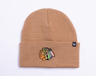 Kulich '47 Brand NHL Chicago Blackhawks Haymaker '47 Cuff Knit Camel