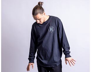 Triko HUF Puff Galaxies Longsleeve Black