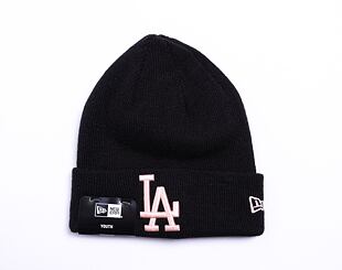 Kulich New Era MLB League Essential Beanie Los Angeles Dodgers Black / Blush Pink