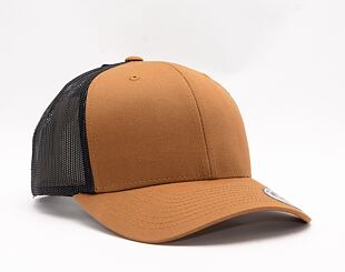 Kšiltovka Yupoong Retro Trucker 2-Tone Caramel/Black