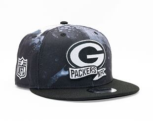 Kšiltovka New Era 9FIFTY NFL22 Sideline "Ink Dye" Green Bay Packers Black / White