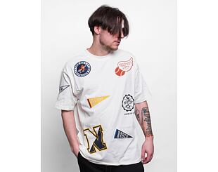 Triko New Era Heritage Patch Oversized Tee Off White / Navy