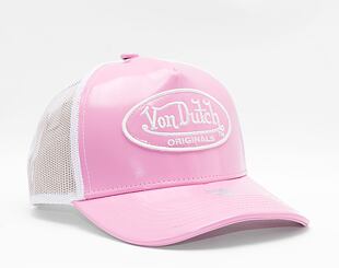 Kšiltovka Von Dutch Trucker Ody Imi Patent Pink/White