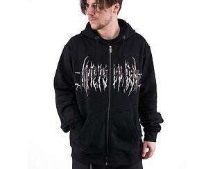 Mikina Wasted Paris Hoodie Zip Iron Bliss Black