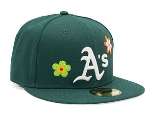 Kšiltovka New Era 59FIFTY MLB Floral Oakland Athletics Dark Green