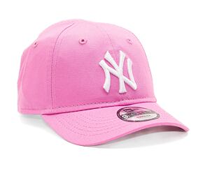 Dětská Kšiltovka New Era 9FORTY Kids MLB League Essential New York Yankees Wild Rose Pink / White