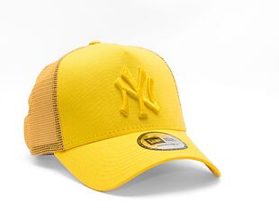 Kšiltovka New Era 9FORTY A-Frame Trucker MLB Tonal Mesh New York Yankees Cyber Yellow