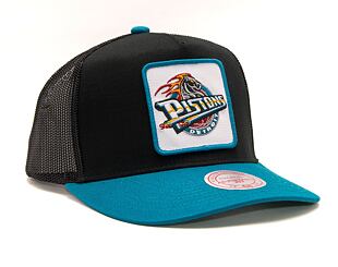 Kšiltovka Mitchell & Ness Nba Truck It Trucker Hwc Pistons Black