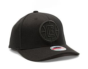 Kšiltovka Mitchell & Ness NBA Blk/Blk Logo Classic Red Clippers Black