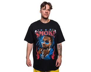 Triko Urban Classics Pop Smoke Faith Oversize Tee Black