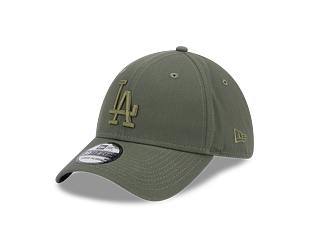 Kšiltovka New Era 39THIRTY MLB League Essential Los Angeles Dodgers New Olive