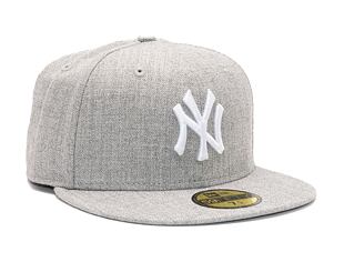 Kšiltovka New Era 59FIFTY MLB League Basic New York Yankees Heather Grey/Optic White