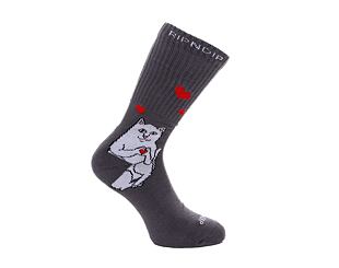 Ponožky Rip N Dip Nerm Love Socks Charcoal