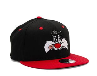 Dětská Kšiltovka New Era 9FIFTY Kids Looney Sylvester Black / Scarlet