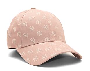 Dámská kšiltovka New Era 9FORTY Womens MLB Monogram New York Yankees Pale Rose