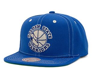 Kšiltovka Mitchell & Ness Contrast Natural Snapback Hwc Golden State Warriors Blue