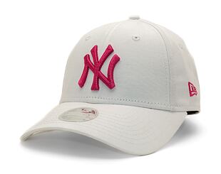 Dětská kšiltovka New Era 9FORTY Kids MLB League Essential New York Yankees - White / Blush Pink