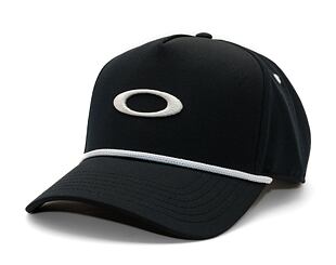 Kšiltovka Oakley - Oakley Ellipse Rope Hat - Black/White