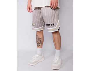 Kraťasy New Era - NFL Pinstripe Shorts - Kansas City Chiefs - Stone