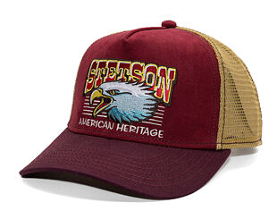 Kšiltovka Stetson - Trucker Cap Eagle Head
