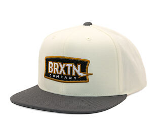 Kšiltovka Brixton - Lightning Mp Snpk - Off White/Charcoal