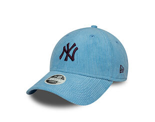 Dámská Kšiltovka New Era - MLB Cord 9FORTY - NY Yankees - Blue / Burgundy