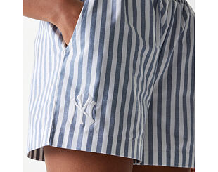 Dámské Kraťasy New Era - MLB Striped Shorts - NY Yankees - Muted Indigo
