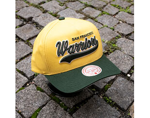 Kšiltovka Mitchell & Ness - Harvest Gold Pro Crown - Golden State Warriors - Gold/Green