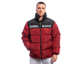 Péřová Bunda Karl Kani - Retro Essential Puffer Jacket - Red