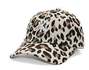 Dámská Kšiltovka New Era - MLB Leopard Midi 9FORTY - NY Yankees - Camel